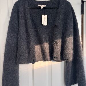Banana Republic 100% Cashmere Charcoal Women's Cardigan